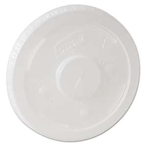 DIXIE FOOD SERVICE Plastic Lids for Pathways Cold Drink Cups, 12 & 16oz, 1200/Carton