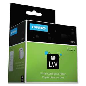 DYMO 30270 LabelWriter Continuous-Roll Receipt Paper, 3 1/2 x 300, White