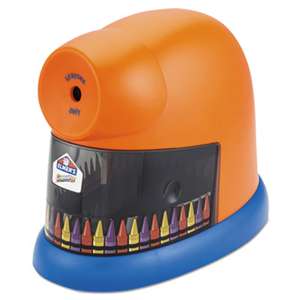 HUNT MFG. CrayonPro Electric Crayon Sharpener with Replacable Blade, Orange