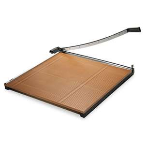 ELMER'S PRODUCTS, INC. Square Commercial Grade Wood Base Guillotine Trimmer, 20 Sheets, 30" x 30"