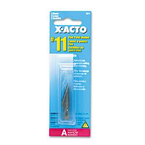 HUNT MFG. #11 Blades for X-Acto Knives, 5/Pack