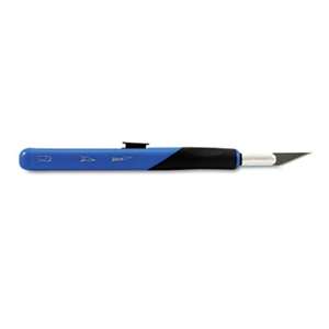 HUNT MFG. Retract-A-Blade Knife, #11 Blade, Blue/Black