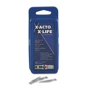 HUNT MFG. No. 11 Bulk Pack Blades for X-Acto Knives, 100/Box