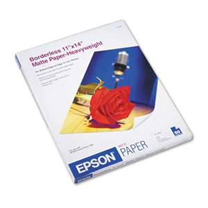 EPSON AMERICA, INC. Premium Matte Presentation Paper, 45 lbs., 11 x 14, 50 Sheets/Pack