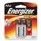 Energizer E91BP2 MAX Alkaline Batteries, AA, 2 Batteries/Pack