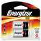 Energizer EL123APB2 Lithium Photo Battery, 123, 3V, 2/Pack