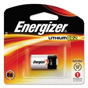 Energizer EL1CR2BP Lithium Photo Battery, CR2, 3V, 1 Battery/Pack
