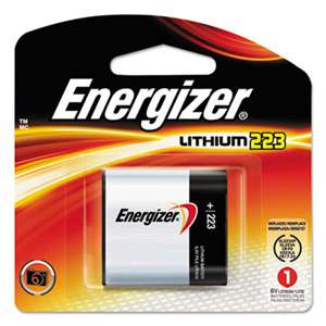 Energizer EL223APBP Lithium Photo Battery, 223, 6V