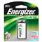 Energizer NH22NBP NiMH Rechargeable Battery, 9V