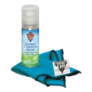 FALCON SAFETY Laptop Computer Cleaning Kit, 50mL Spray/Microfiber Cloth