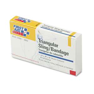 FIRST AID ONLY, INC. First-Aid Refill Sling/Tourniquet Triangular Bandages, 40" x 40" x 56", 10/Pack