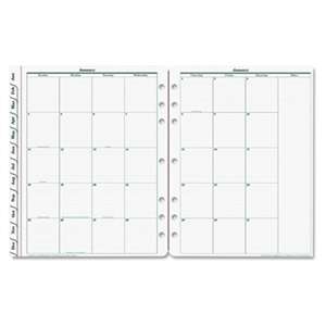 FRANKLIN COVEY Original Dated Monthly Planner Refill, January-December, 8 1/2 x 11, 2017