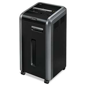 FELLOWES MFG. CO. Powershred 225i 100% Jam Proof Strip-Cut Shredder, 20 Sheet Capacity