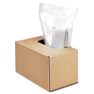 FELLOWES MFG. CO. Shredder Waste Bags, 50 gal Capacity, 50/CT