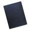 FELLOWES MFG. CO. Linen Texture Binding System Covers, 11-1/4 x 8-3/4, Navy, 200/Pack