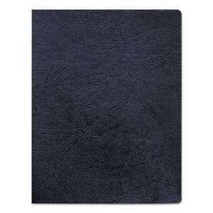 Fellowes 52136 Classic Grain Texture Binding System Covers, 11-1/4 x 8-3/4, Navy, 200/Pack