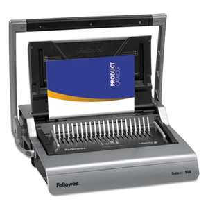 Fellowes 5218201 Galaxy Comb Binding System, 500 Sheets, 20 7/8 x 17 3/4 x 6 1/2, Gray