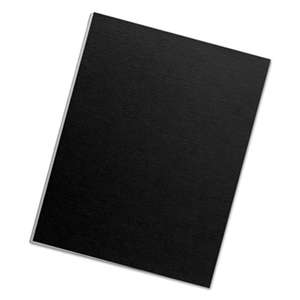 FELLOWES MFG. CO. Futura Binding System Covers, Square Corners, 11 x 8 1/2, Black, 25/Pack