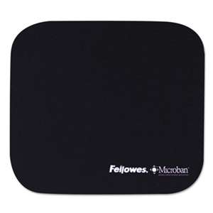 Fellowes 5933801 Mouse Pad w/Microban, Nonskid Base, 9 x 8, Navy