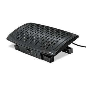 FELLOWES MFG. CO. Climate Control Footrest, 16 1/2w x 10d x 6 1/2h, Black