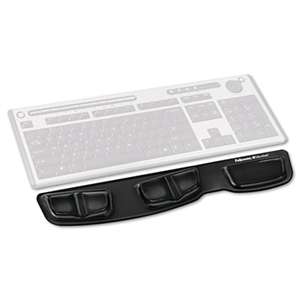 FELLOWES MFG. CO. Gel Keyboard Palm Support, Black