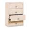 FIRE KING INTERNATIONAL Four-Drawer Lateral File, 37-1/2w x 22-1/8d, Letter/Legal, Parchment
