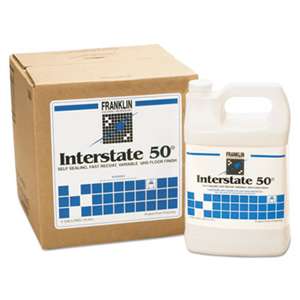 FRANKLIN CLEANING TECHNOLOGY Interstate 50 Floor Finish, 1gal Bottle, 4/Carton