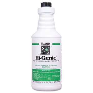 FRANKLIN CLEANING TECHNOLOGY Hi-Genic Non-Acid Bowl & Bathroom Cleaner, 32oz Bottle