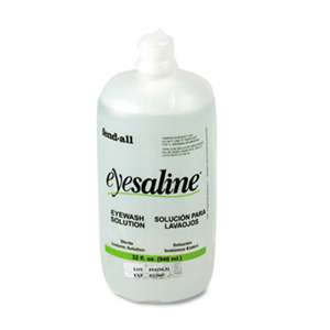 HONEYWELL ENVIRONMENTAL Fendall Eyesaline Eyewash Bottle Refill, 32oz Bottle, 12/Carton