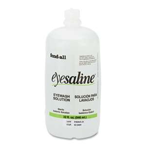 HONEYWELL ENVIRONMENTAL Fendall Eyesaline Eyewash Saline Solution Bottle Refill, 32 oz