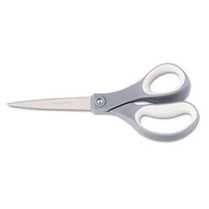 FISKARS MANUFACTURING CORP Recycled Everyday Titanium Softgrip Scissors, 8" Length, Blue/Gray