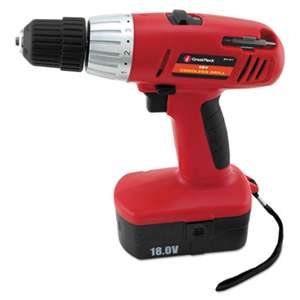 GREAT NECK SAW MFG. Great Neck 18 Volt 2 Speed Cordless Drill, 3/8" Keyless Chuck