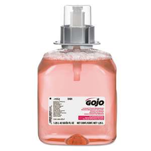 GO-JO INDUSTRIES FMX-12 Luxury Foam Hand Wash, Cranberry, FMX-12 Dispenser, 1250mL Pump