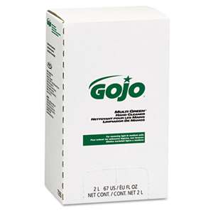 GO-JO INDUSTRIES MULTI GREEN Hand Cleaner Refill, 2000mL, Citrus Scent, Green, 4/Carton