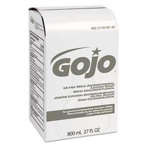 GO-JO INDUSTRIES Ultra Mild Lotion Soap w/Chloroxylenol Refill, Floral Balsam, 800mL