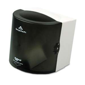 Georgia Pacific Professional 58201 Center Pull Hand Towel Dispenser, 10 7/8w x 10 3/8d x 11 1/2h, Smoke