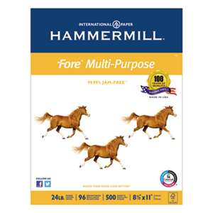 HAMMERMILL/HP EVERYDAY PAPERS Fore MP Multipurpose Paper, 96 Brightness, 24lb, 8-1/2 x 11, 5000/Carton