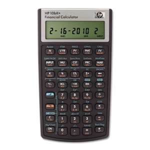 HEWLETT PACKARD COMPANY 10bII+ Financial Calculator, 12-Digit LCD