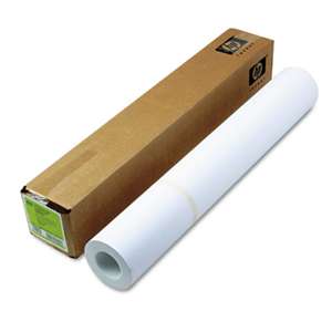 HEWLETT PACKARD COMPANY Designjet Inkjet Large Format Paper, 6.6 mil, 24" x 100 ft, White