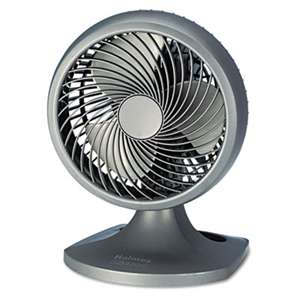 HOLMES PRODUCTS Blizzard 9" Three-Speed Oscillating Table/Wall Fan, Charcoal