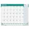 HOUSE OF DOOLITTLE Express Track Monthly Desk Pad Calendar, 22 x 17, 2017-2018