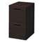 HON COMPANY 10500 Series File/File Mobile Pedestal, 15 3/4w x 22 3/4d x 28h, Mahogany