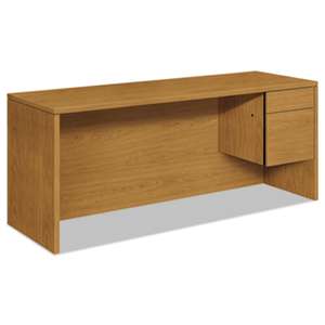 HON COMPANY 10500 Series 3/4-Height Right Pedestal Credenza, 72w x 24d x 29-1/2h, Harvest