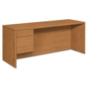 HON COMPANY 10500 Series 3/4-Height Left Pedestal Credenza, 72w x 24d x 29-1/2h, Harvest