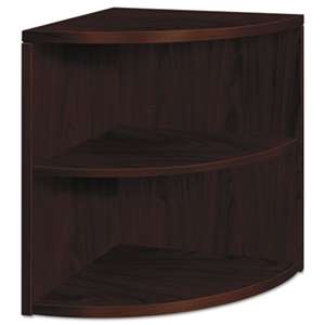 HON COMPANY 10500 Series Two-Shelf End Cap Bookshelf, 24w x 24d x 29-1/2h, Mahogany