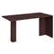 HON COMPANY 10700 Series Peninsula, Wood Support Column, 60w x 30d x 29 1/2h, Mahogany