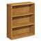 HON COMPANY 10700 Series Wood Bookcase, Three Shelf, 36w x 13 1/8d x 43 3/8h, Harvest