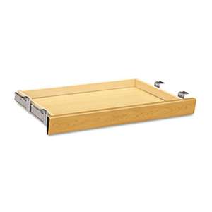 HON COMPANY Laminate Angled Center Drawer, 26w x 15 3/8d x 2 1/2h, Harvest