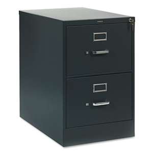 HON COMPANY 310 Series Two-Drawer, Full-Suspension File, Legal, 26-1/2d, Charcoal
