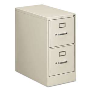 HON COMPANY 310 Series Two-Drawer, Full-Suspension File, Letter, 26-1/2d, Light Gray